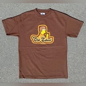 Vtg 2000s Simpsons Old School Print AAA T-Shirt Size (M)